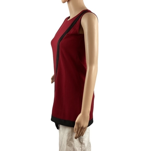 Zara Basic Top Size M Red Sleeveless - Picture 4 of 6